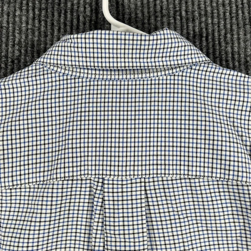 Ralph Lauren Shirt Youth Boys Large Blue Check Long Sleeve Button Down Dress